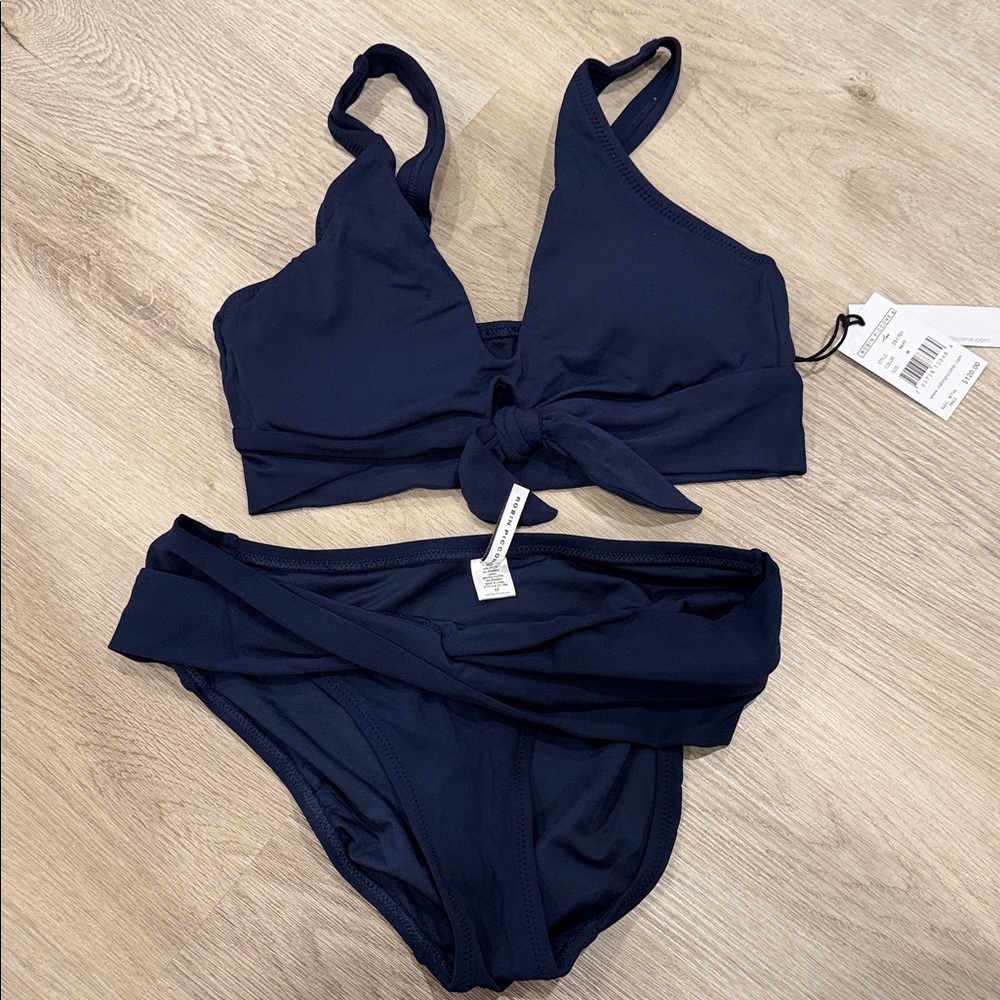 Robin Piccone Deep Blue Bikini Set